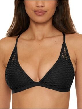 BECCA Castaway Fishnet Bikini Top